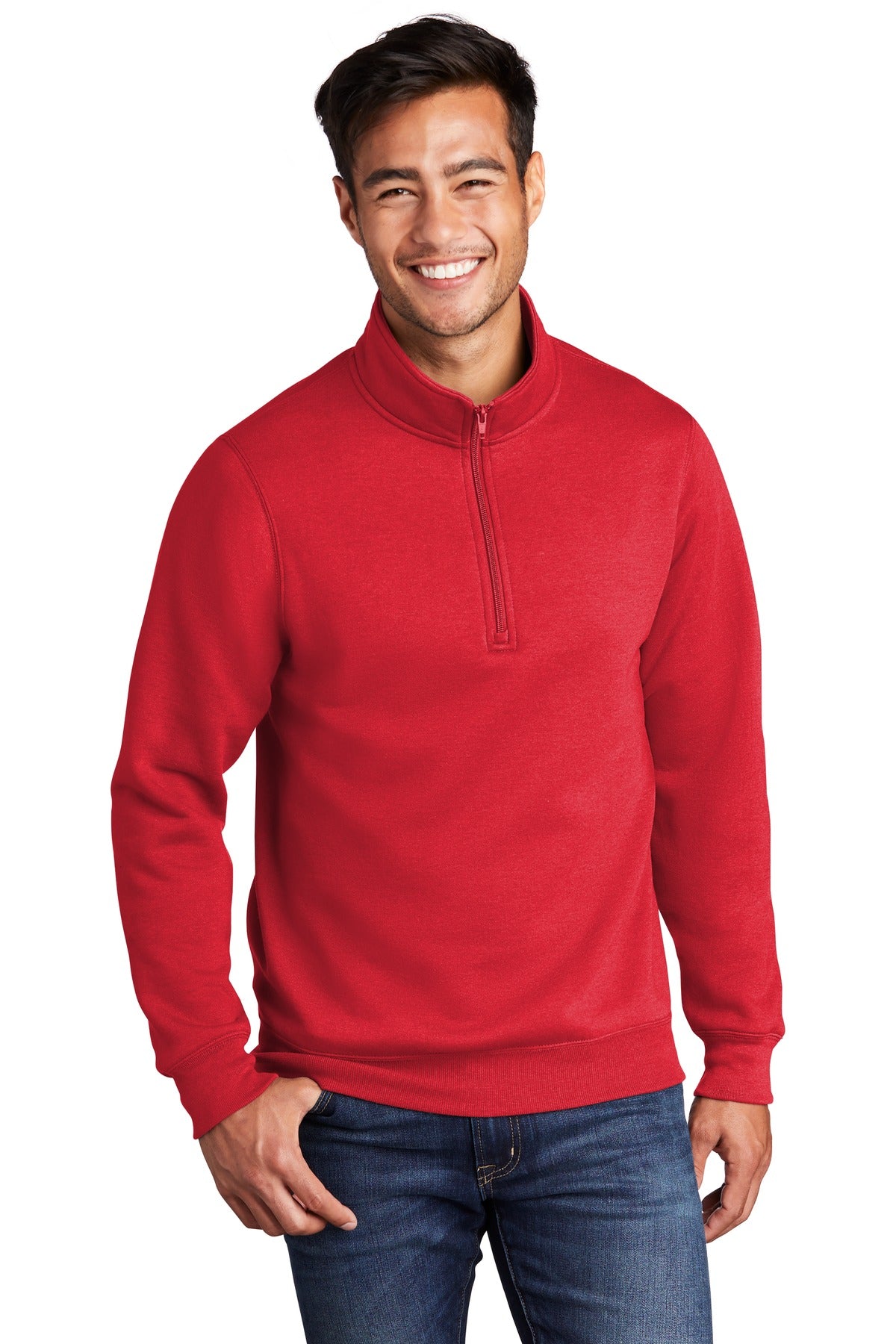 Port & Company  Core Fleece 1/4-Zip Pullover Sweatshirt PC78Q