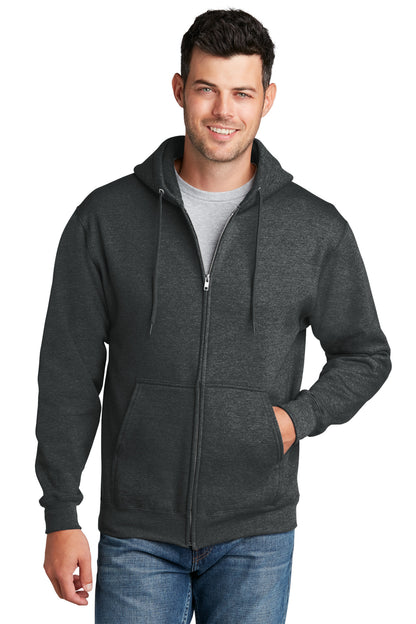 Port & Company - Core Fleece Full-Zip Hooded Sweatshirt. PC78ZH