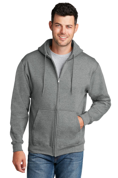Port & Company - Core Fleece Full-Zip Hooded Sweatshirt. PC78ZH