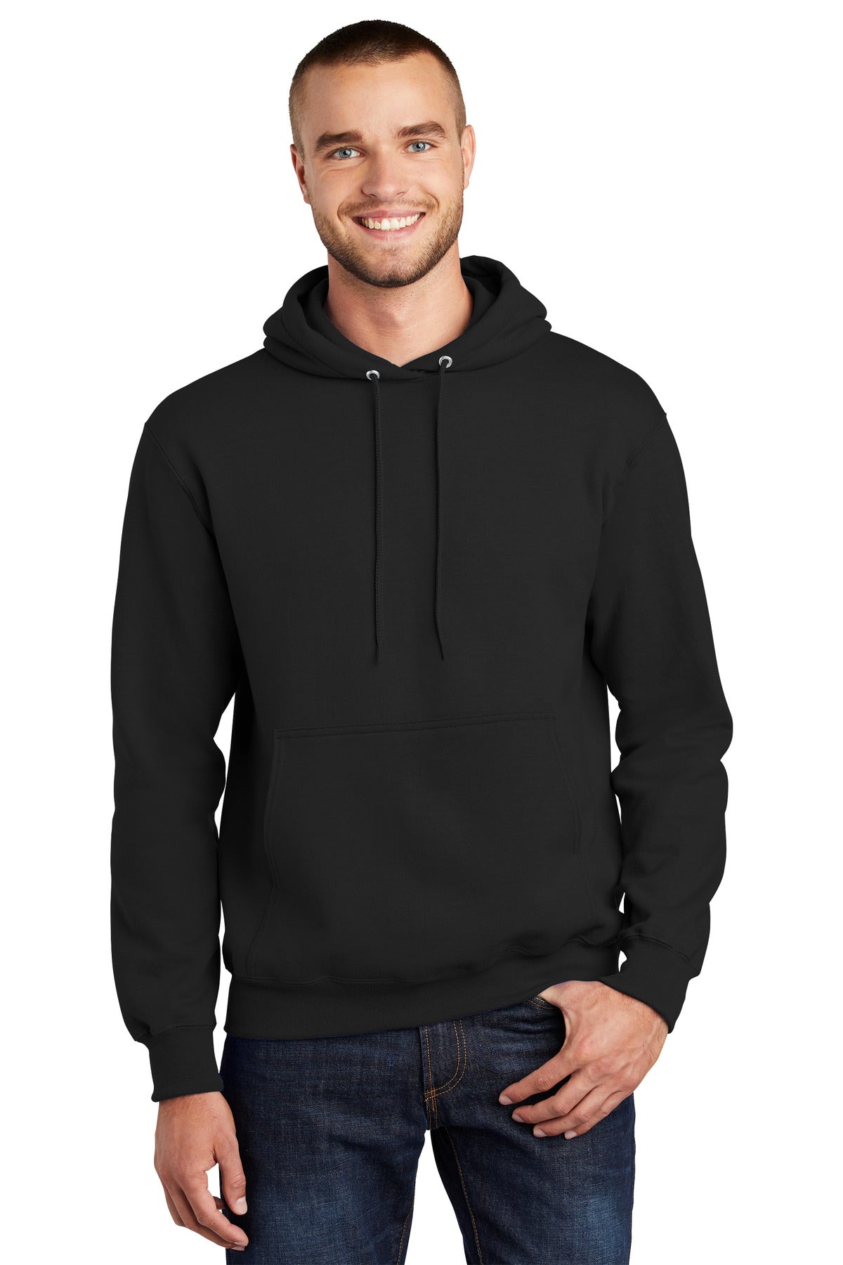 Port & Company Tall Essential Fleece Pullover Hooded Sweatshirt. PC90HT