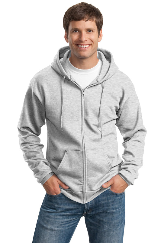 Port & Company Tall Essential Fleece Full-Zip Hooded Sweatshirt. PC90ZHT