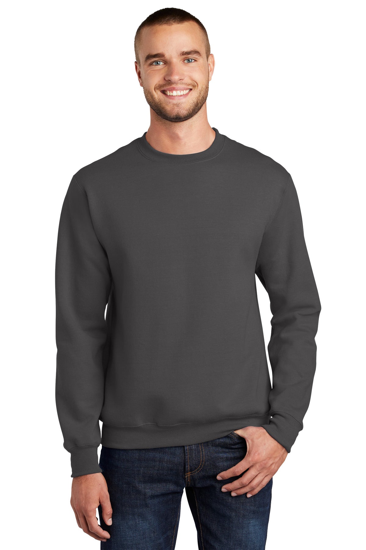 Port & Company - Essential Fleece Crewneck Sweatshirt.  PC90