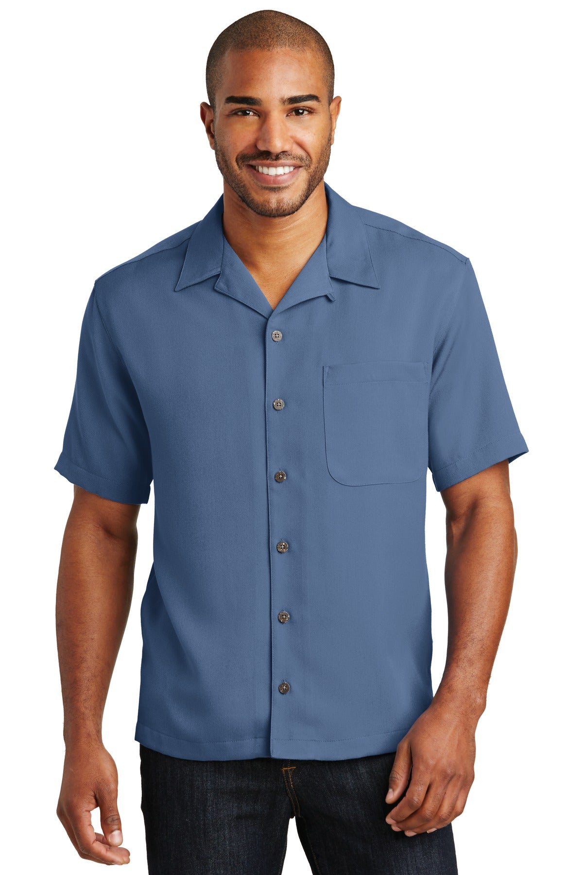 Port Authority Easy Care Camp Shirt.  S535