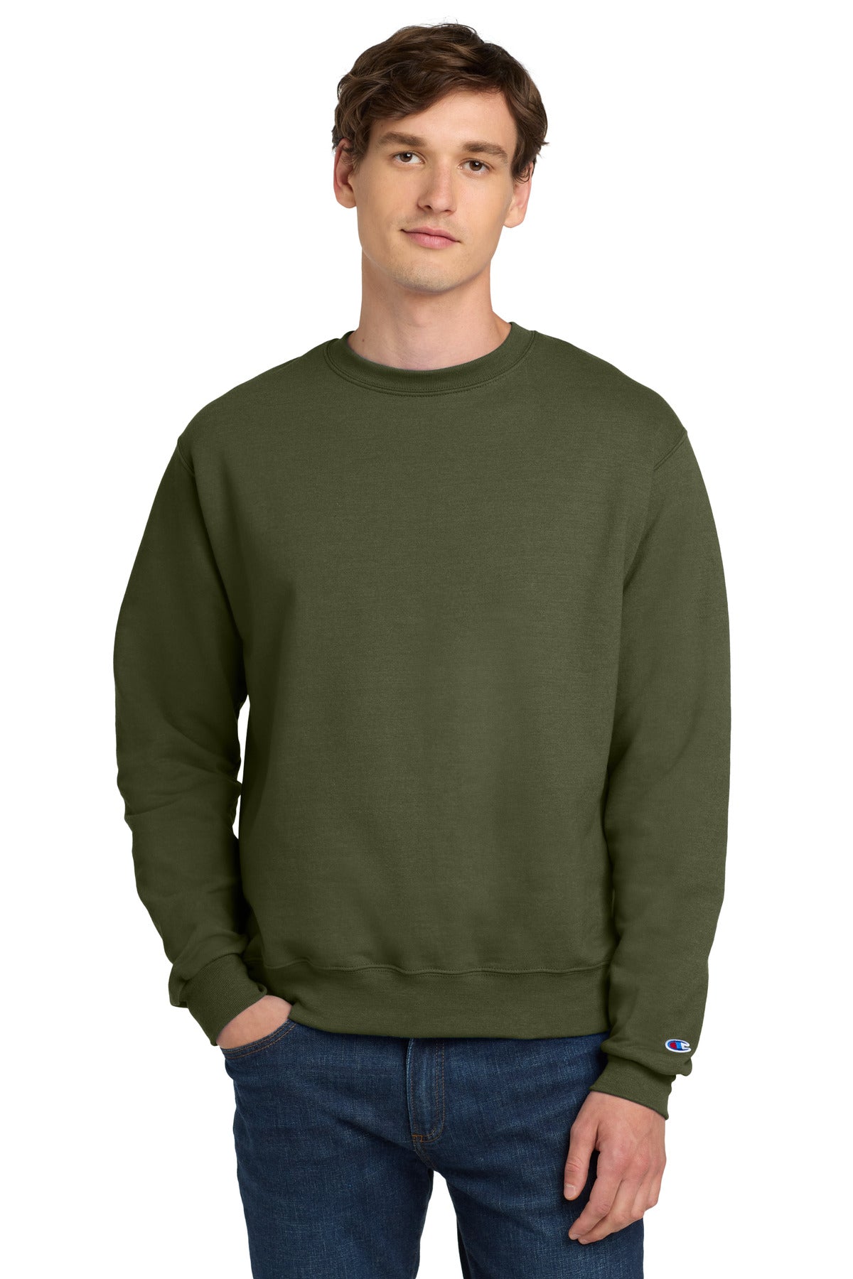 Champion  Powerblend Crewneck Sweatshirt. S6000