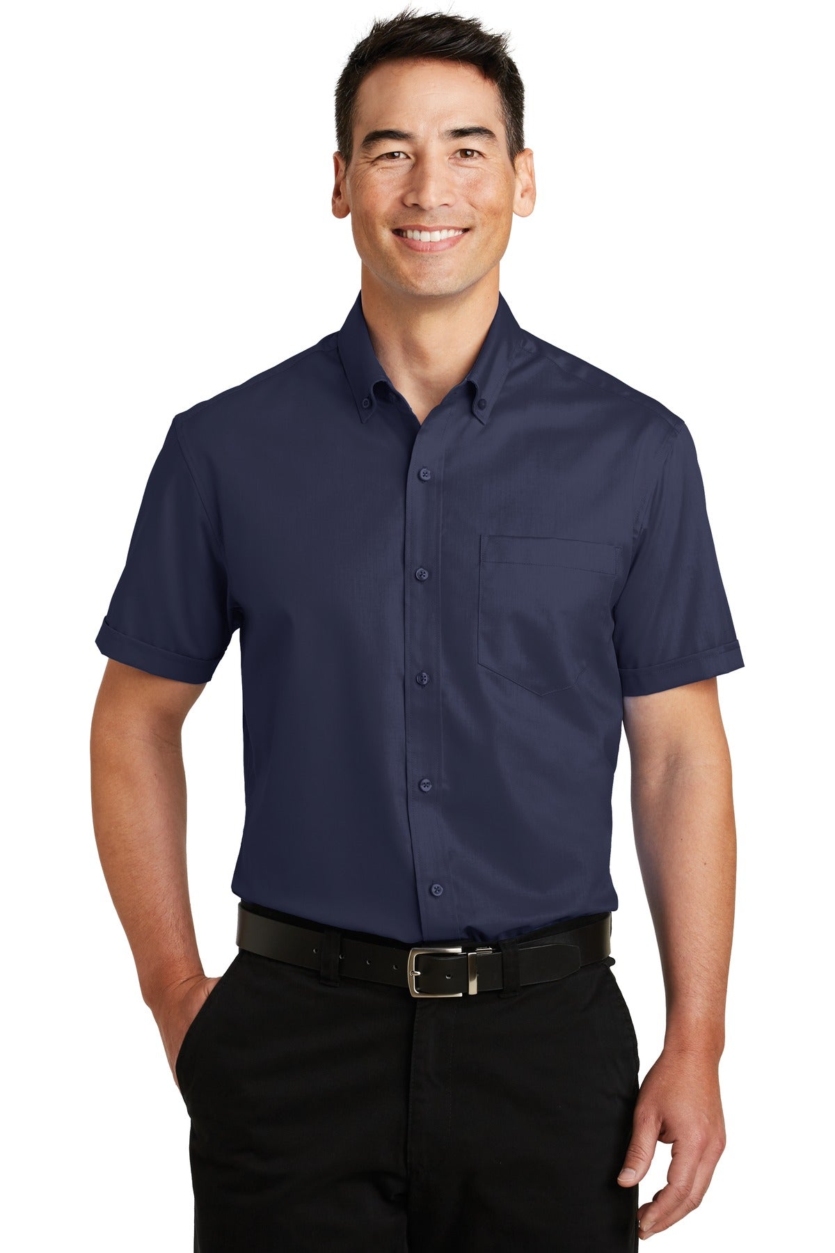 Port Authority Short Sleeve SuperPro Twill Shirt. S664