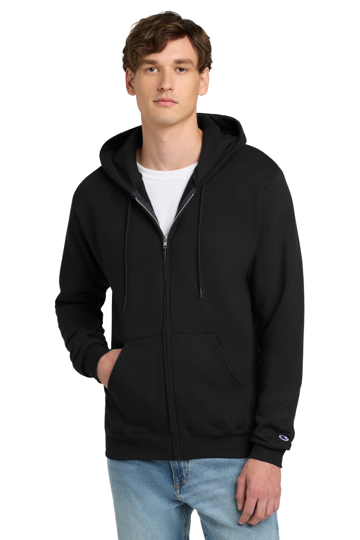 Champion Powerblend Full-Zip Hoodie.S800