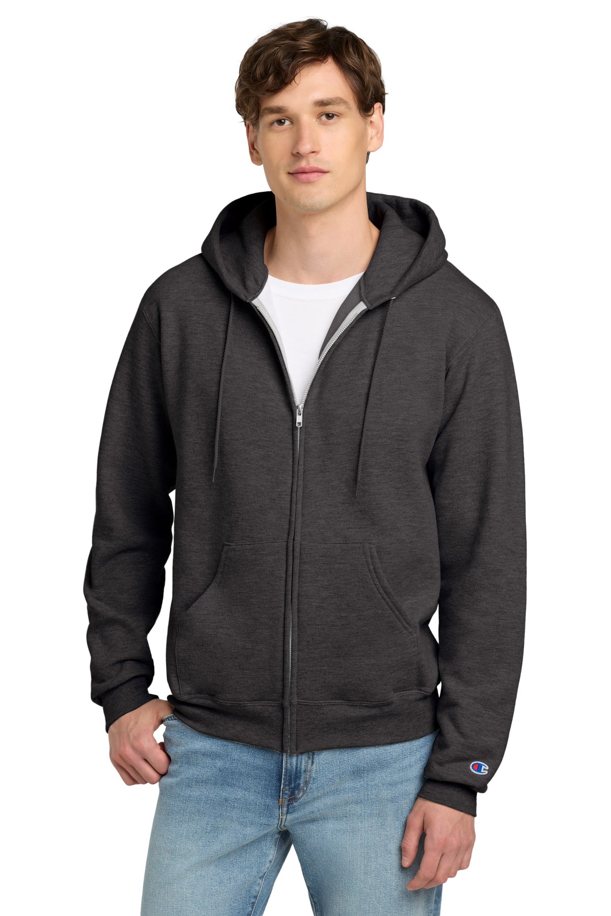 Champion Powerblend Full-Zip Hoodie.S800