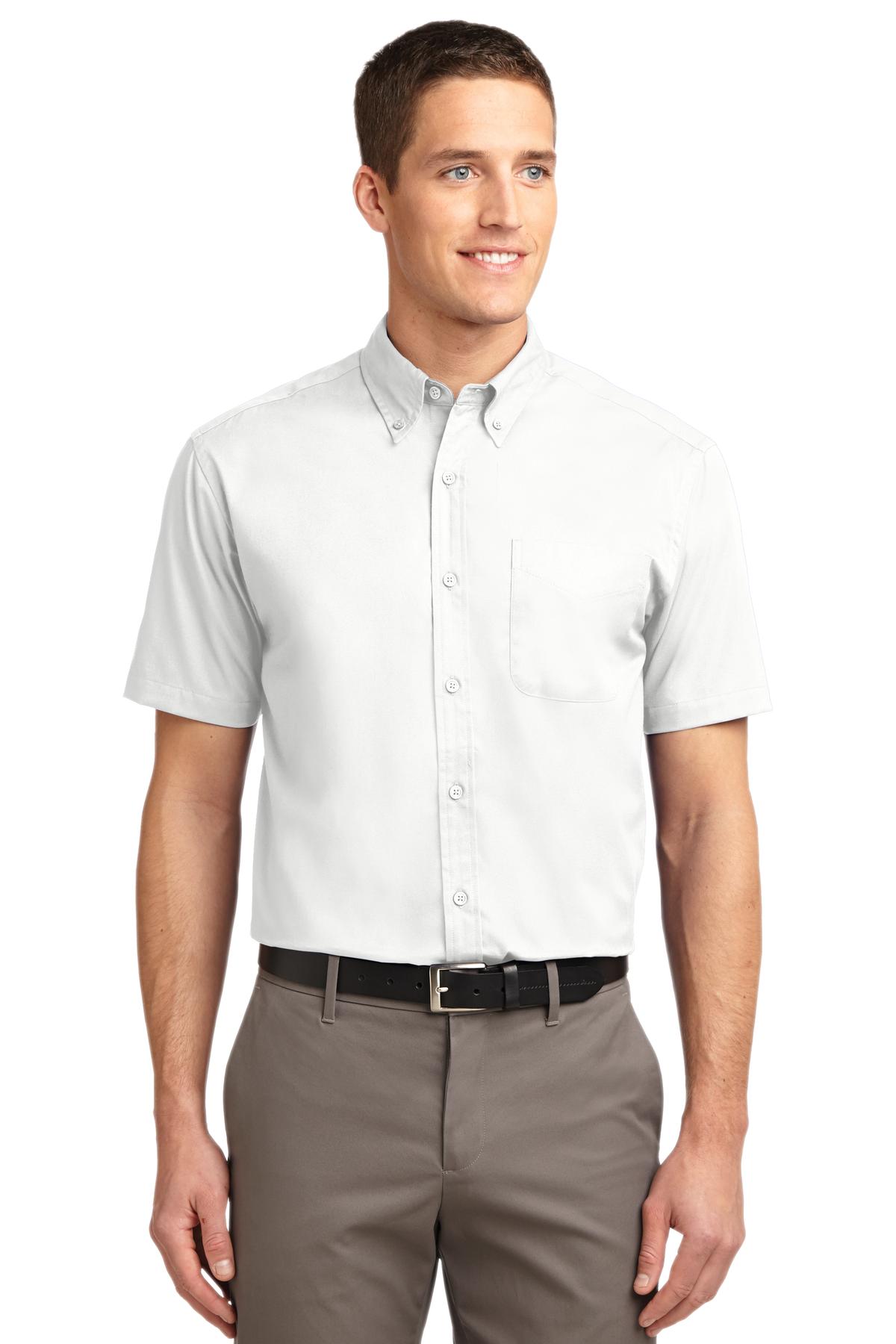 Port Authority Tall Short Sleeve Easy Care Shirt. TLS508