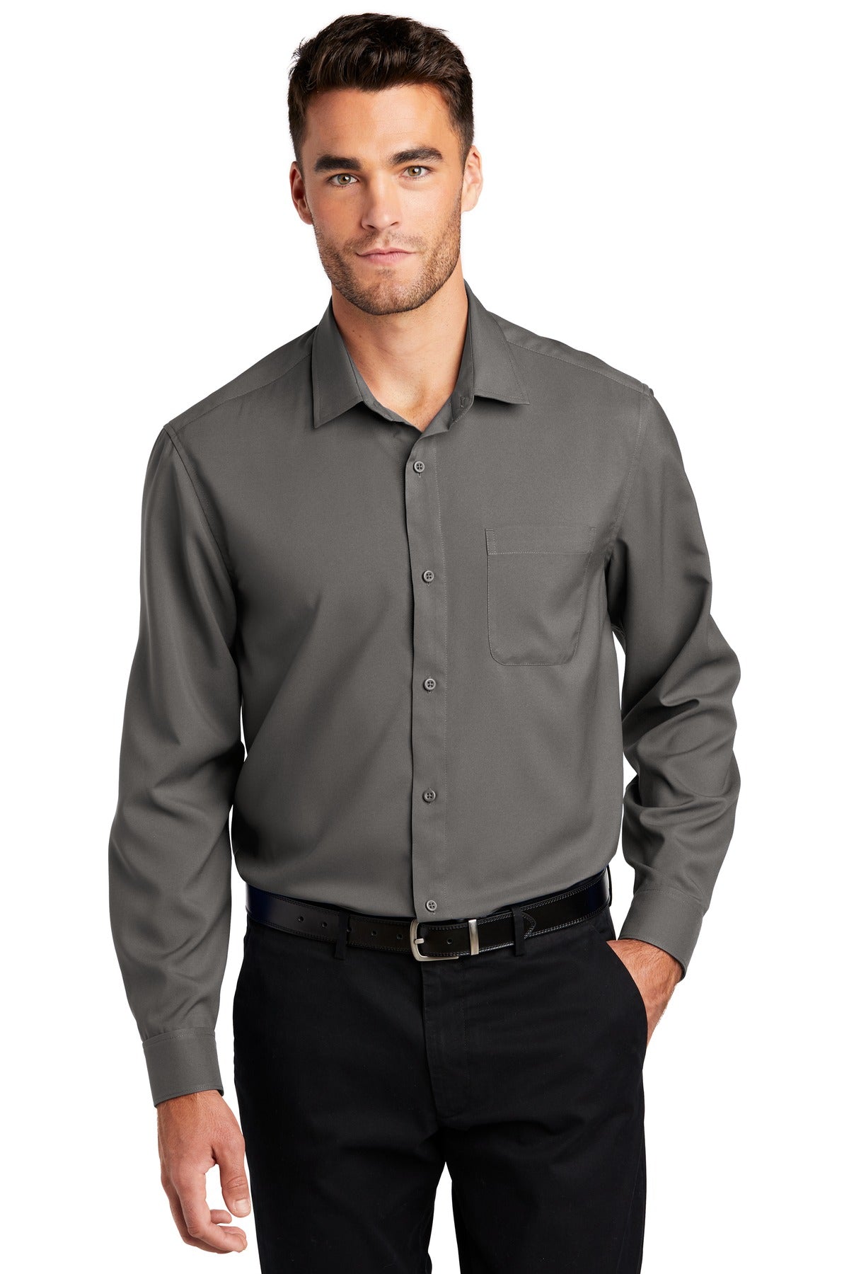 Port Authority  Long Sleeve Performance Staff Shirt W401