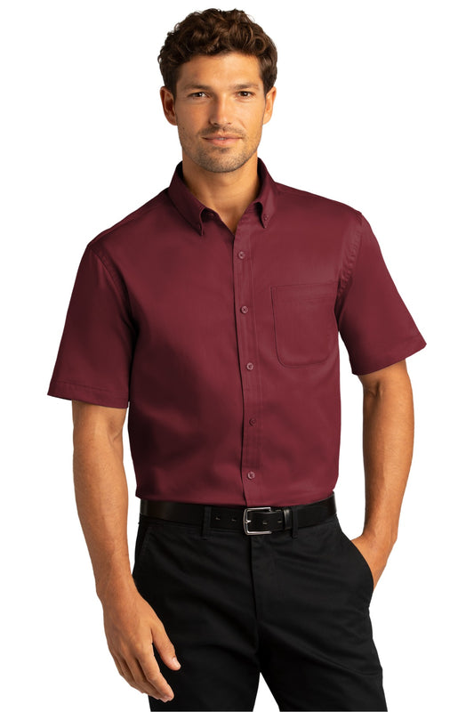 Port Authority Short Sleeve SuperPro React Twill Shirt. W809