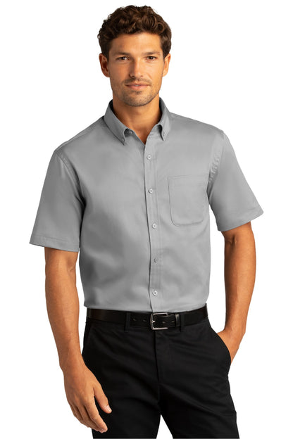 Port Authority Short Sleeve SuperPro React Twill Shirt. W809