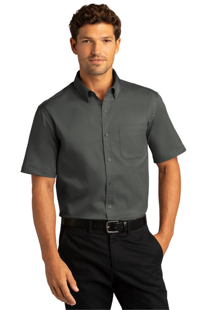 Port Authority Short Sleeve SuperPro React Twill Shirt. W809