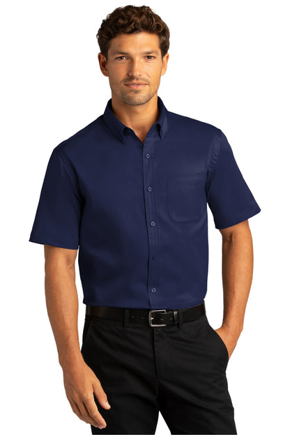 Port Authority Short Sleeve SuperPro React Twill Shirt. W809