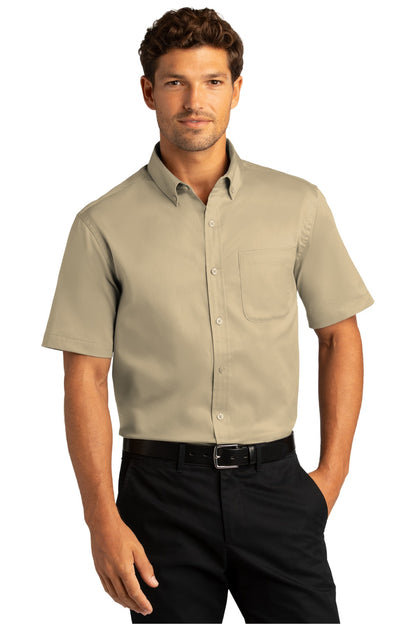 Port Authority Short Sleeve SuperPro React Twill Shirt. W809