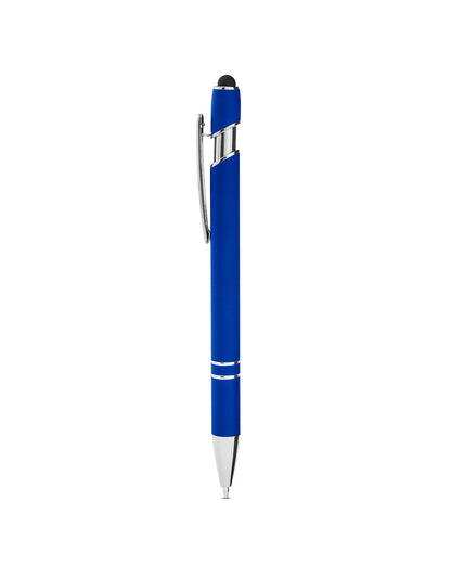 Rubberized Aluminum Click Stylus Pen