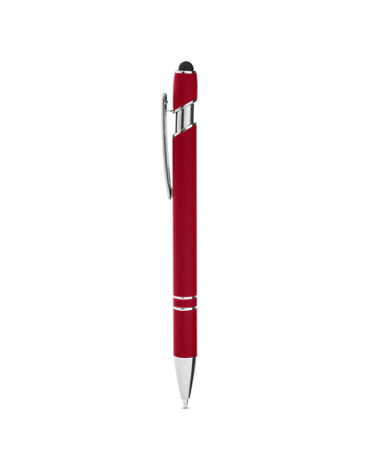 Rubberized Aluminum Click Stylus Pen