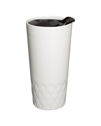 14oz Double Wall Ceramic Textured Tumbler