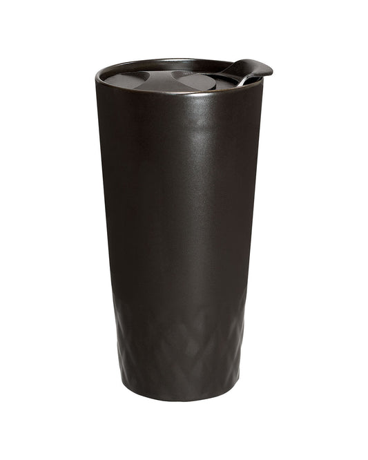 14oz Double Wall Ceramic Textured Tumbler