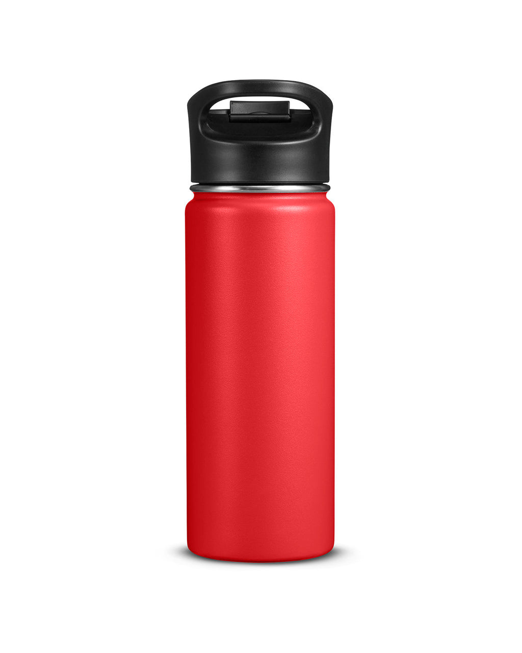 18oz Double-Wall Vacuum Bottle With Sip-Thru Top