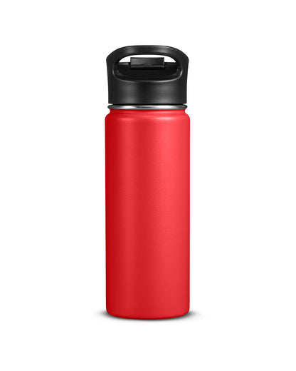 18oz Double-Wall Vacuum Bottle With Sip-Thru Top