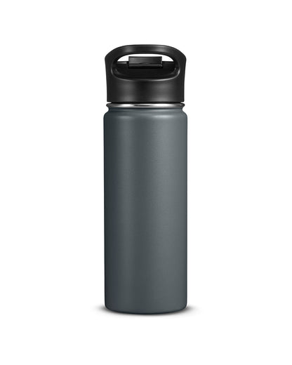 18oz Double-Wall Vacuum Bottle With Sip-Thru Top