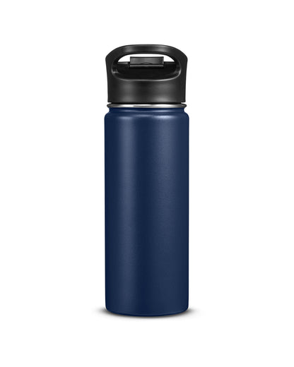 18oz Double-Wall Vacuum Bottle With Sip-Thru Top