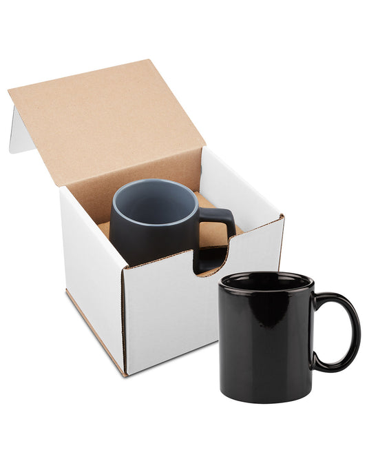 11oz Basic C Handle Ceramic Mug In Mailer