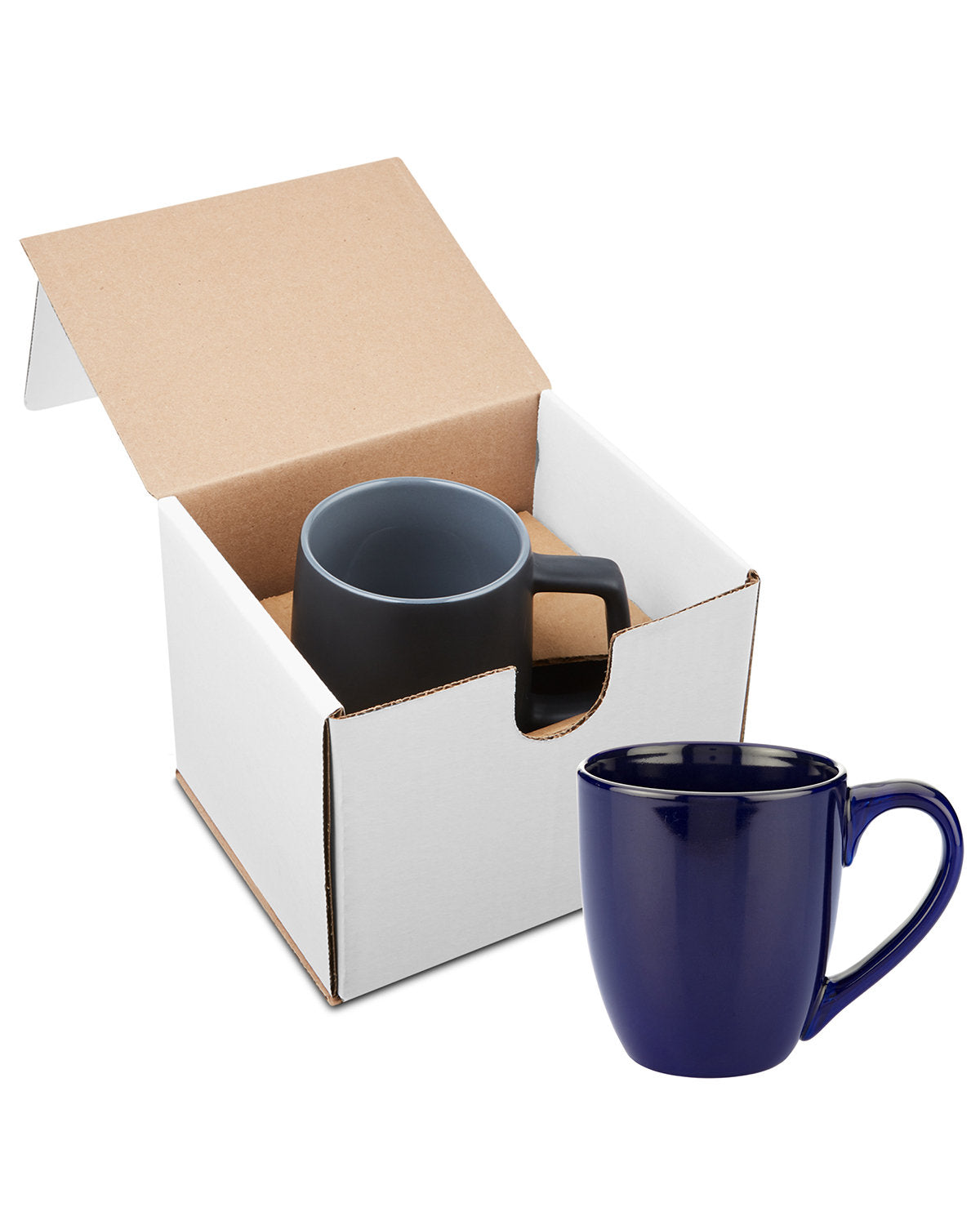 15oz Bistro Style Ceramic Mug Gift Set