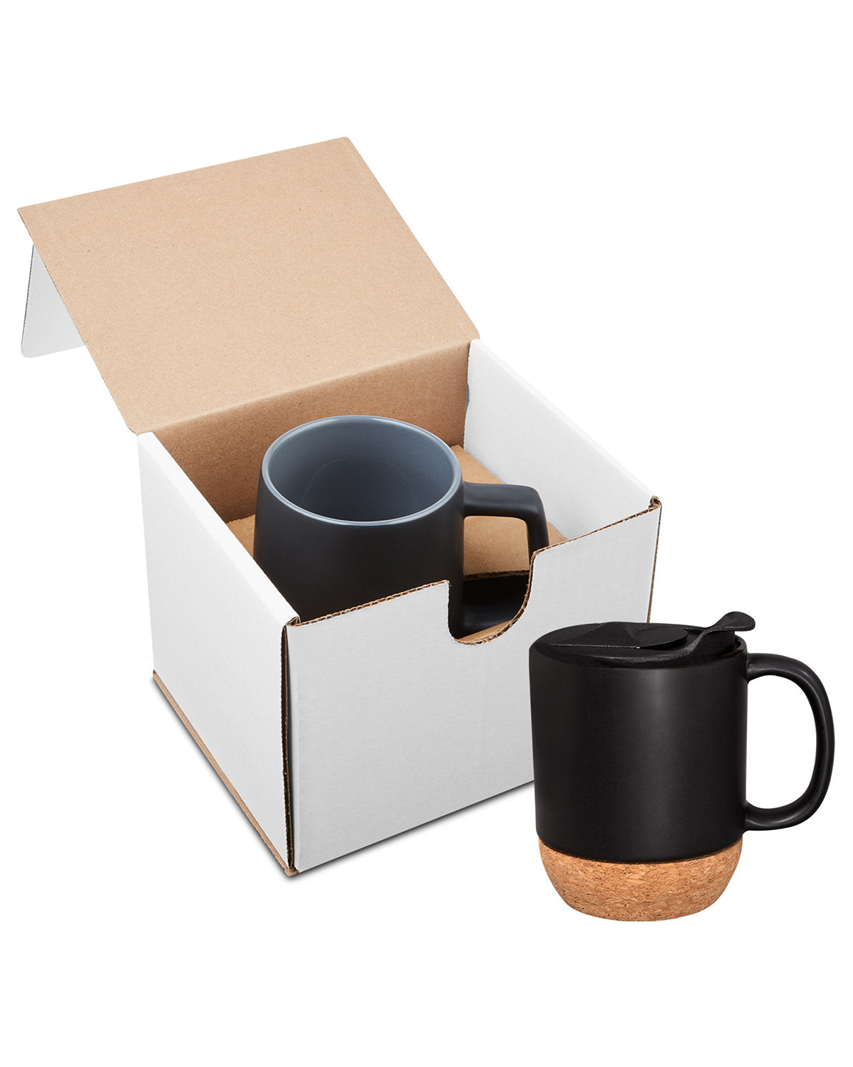 14oz Ceramic Mug With Cork Base In Mailer