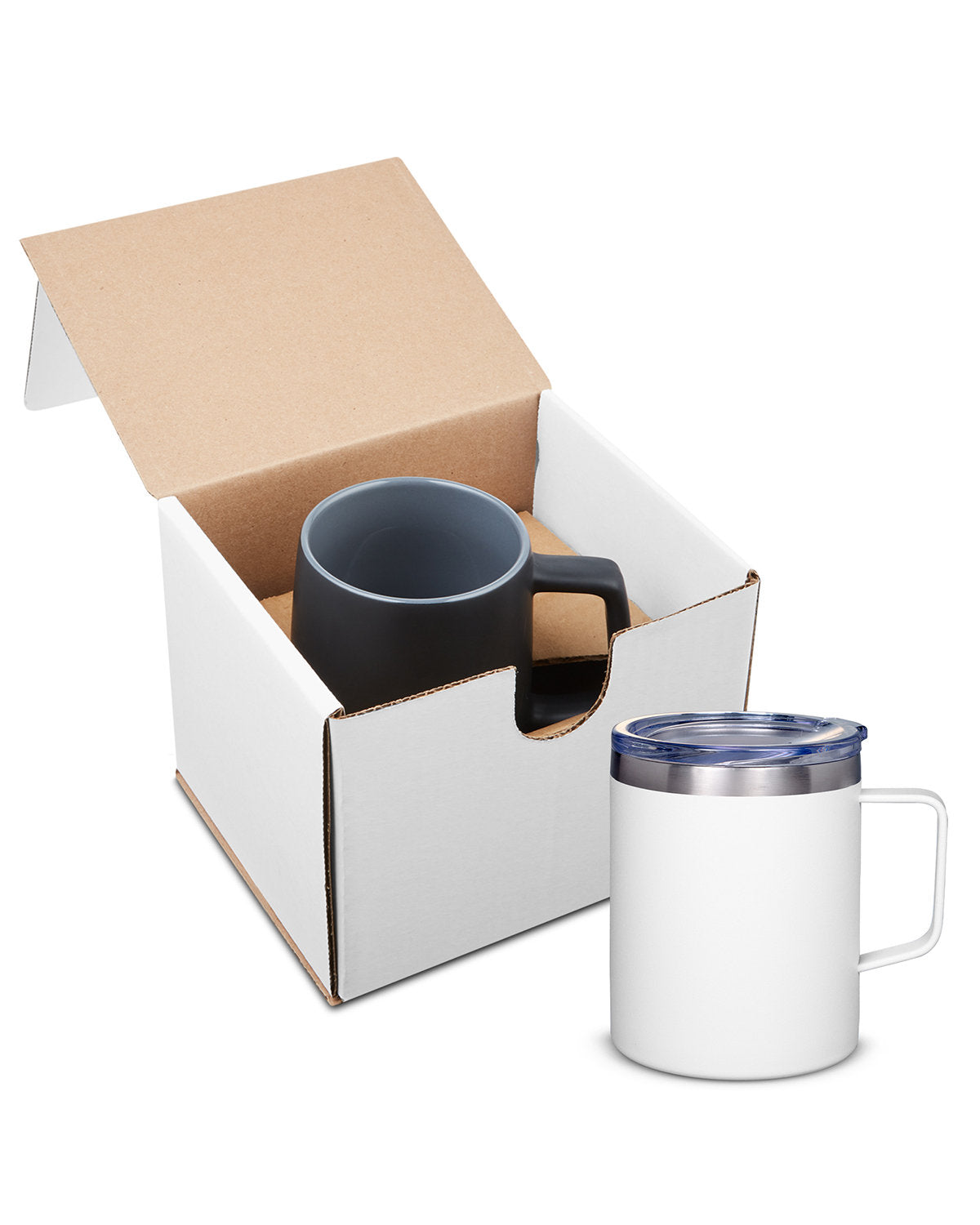 12oz Vacuum Insulated Coffee Mug With Handle In Mailer