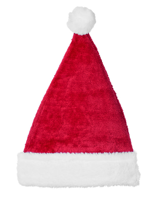 Holiday Christmas Plush Santa Hat