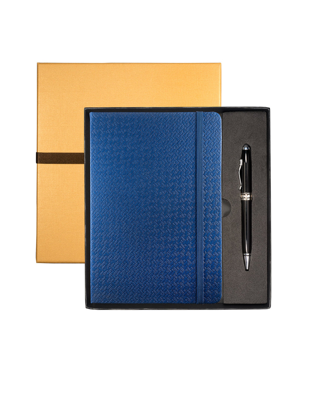 Tuscany Textured Journal And Executive Stylus Pen Set