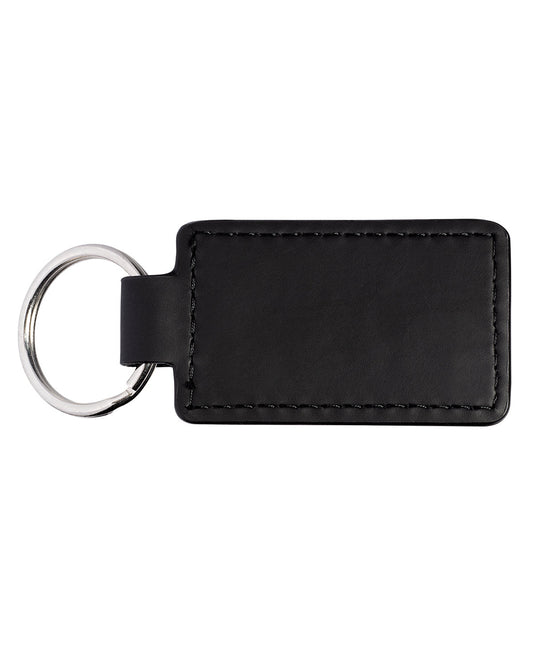 Tuscany PU Leather Rectangle Keychain