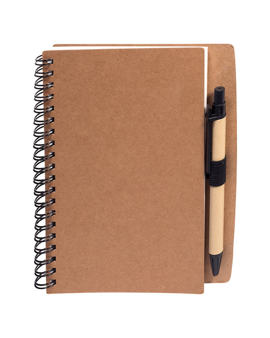 Stone Paper Spiral Notebook & Pen 5.5" X 7"