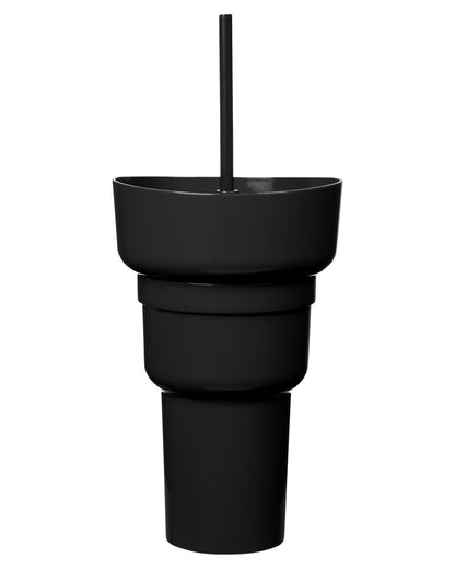 1L Recycled PP Stadium Tumbler With Snack Bowl