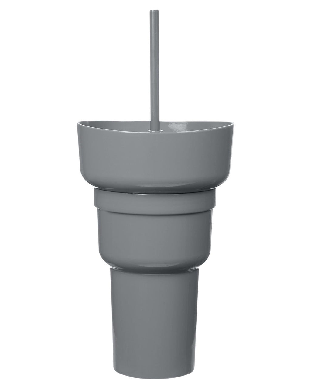 1L Recycled PP Stadium Tumbler With Snack Bowl